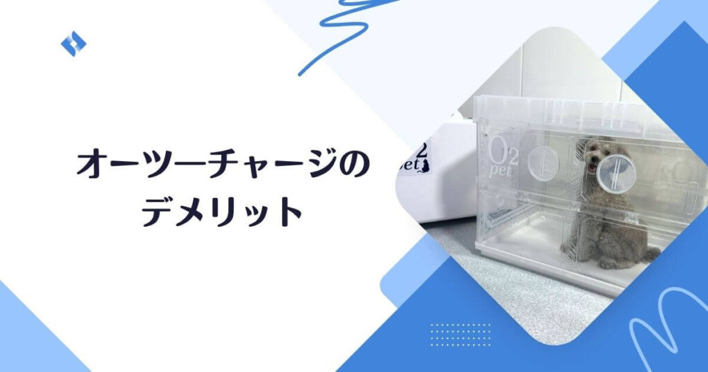 オーツーチャージのデメリット