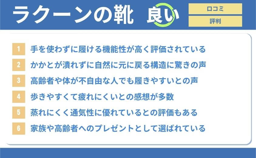 LAQUNの靴良い口コミ