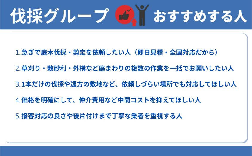 おすすめする人