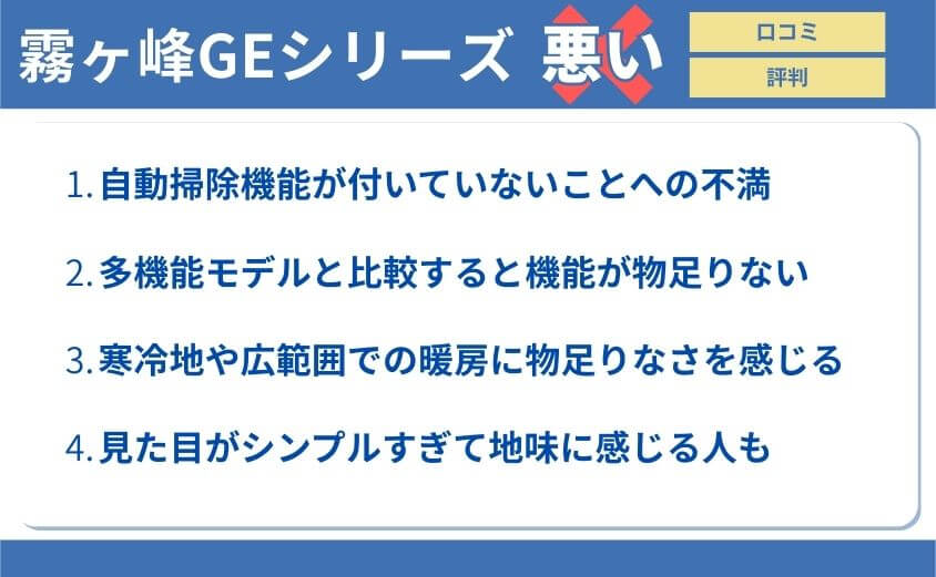 悪い口コミ