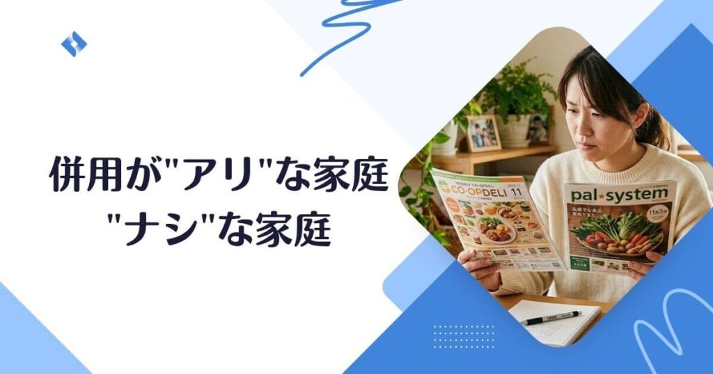 併用がアリの家庭、ナシの家庭